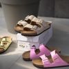 Beige Orthopedic Flip Flops Suede Comfort Sandals With
